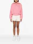 Махровое худи с воротником на молнии PATOU, розовый - фото 2