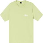 Футболка Stussy Basic Logo Tee 'Tea', зеленый - фото 2