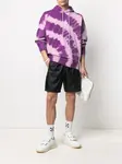Худи с принтом тай-дай и логотипом MSGM, фиолетовый - фото 2