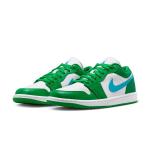 Кроссовки Air Jordan Wmns  1 Low 'Lucky Green', Зеленый - фото 2