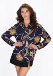 Блуза faina Blouse, Navy Multicolor/Multi-Coloured - фото