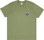 Футболка Supreme FDNY Engine 9 Tee 'Light Olive', зеленый - фото