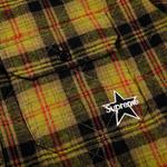 Рубашка Supreme Quilted Plaid Flannel Shirt 'Olive', зеленый - фото 3