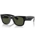 Солнцезащитные очки унисекс mega wayfarer 51 Ray-Ban, черный - фото 2