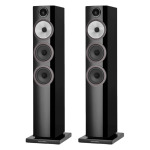 Напольная акустика Bowers & Wilkins 704 S3, 2 шт, глянцевый черный - фото