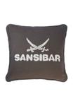 Наволочка Sansibar, 45x45 см, антрацитовый - фото