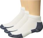 Набор из 3 пар для бега Mini-Crew Thorlos, белый/темно-синий - фото