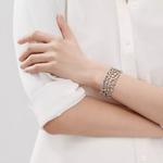 Браслет Tiffany & Co. Paloma Picasso Olive Leaf Narrow, серебро - фото 4