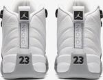 Кроссовки Air Jordan 12 Retro GS Wolf Grey, белый - фото 4