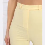 Расклешенные брюки Patrizia Pepe, желтый - фото 4