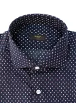 Рубашка с узором Barba, синий - фото 2