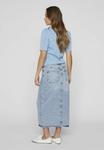 Юбка VILA MIDI, Light Blue Denim/Light-Blue Denim - фото 3