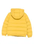 Стеганая куртка с капюшоном Moncler Enfant, желтый - фото 2