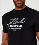 Футболка мужская Karl Lagerfeld с надписью, черный - фото 4