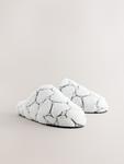 Next Тапочки в белом цвете - фото 4