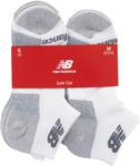 New Balance Unisex Performance Recycled Low Cut, 6 шт. в упаковке, White - фото 4