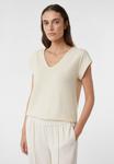 Футболка comma MIT V-AUSSCHNITT, Beige - фото