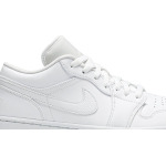 Кроссовки Wmns Air Jordan 1 Low Triple White, белый - фото 2