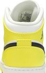Кроссовки Air Jordan 1 Mid SE GS Rose Patch - Dynamic Yellow, желтый - фото 7