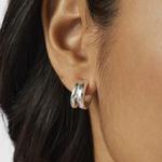 Серьги-кольца Tous Fellow Double, серебро - фото 6