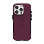 Чехол UAG Civilian для iPhone 16 Pro с MagSafe, Bordeaux - фото 2