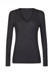 Джемпер Felix Hardy V-NECK CABLE, Anthracite - фото