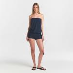 Шорты SKIMS Cotton Jersey Foldover, темно-синий - фото 2