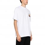 Футболка с логотипом на заплатке MSGM, белый - фото 6