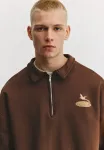 Толстовка Pull&Bear, Brown - фото 3