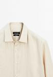 Рубашка Massimo Dutti, песочный - фото 8