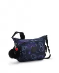 Сумка через плечо среднего размера с принтом на молнии Kipling, синий/черный - фото 4