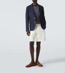 Льняной блейзер Brunello Cucinelli, темно-синий - фото 2