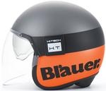 Реактивный шлем POD со съемной подкладкой, серый/оранжевый - фото 2