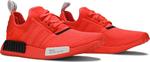Мужские кроссовки Adidas NMD R1, ярко-красный/серый - фото 9