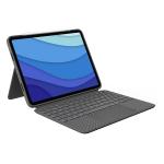 Чехол-клавиатура Logitech Combo Touch для iPad Pro 11'', английская раскладка, серый - фото
