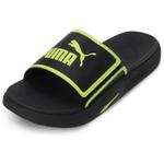 Шлепанцы Softride Sandal мужские черные/зеленые Puma - фото