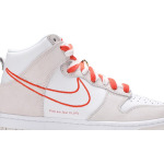 Кроссовки Nike Wmns Dunk High SE 'First Use Pack - White Orange', белый - фото 2