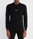 Свитер мужской Boss Green с круглым вырезом, черный - фото