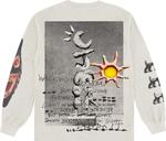 Лонгслив Cactus Jack by Travis Scott Air Records Long-Sleeve Tee 'Off White', кремовый - фото 3