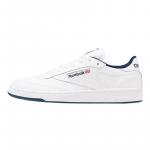 Кеды Reebok Classic Club C 85 Unisex, белый/синий - фото