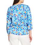 Топ NIC+ZOE Mosaic Sofia Top, черный мульти - фото 3