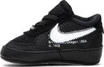 Кроссовки Nike Off-White x Air Force 1 Low CB 'Black', черный - фото 4