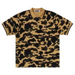 Поло BAPE 1st Camo One Point Polo 'Yellow' - фото