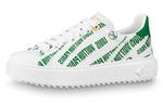 Кроссовки LOUIS VUITTON Time Out Sneakers 'White Green' Women's - фото