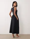 Черное платье миди Nothing's Child Vera - фото 2