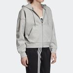 Куртка женская серая Adidas, серый - фото 6