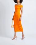 Платье 8 By Yoox, оранжевый - фото 2