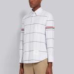 Футболка мужская серая среднего размера THOM BROWNE - фото 6