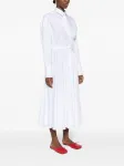 Платье-рубашка макси в полоску Viktor & Rolf, белый - фото 3