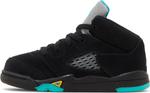 Кроссовки Air Jordan 5 Retro TD Aqua, черный - фото 3